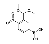 [3-(dimethoxymethyl)-4-nitrophenyl]boronic acid Structure
