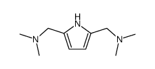 2,5-bis(N,N-dimethylaminomethyl)pyrrole Structure