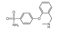 4-[2-(甲基氨基甲基)苯氧基]苯磺酰胺结构式