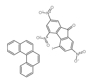 benzo[c]phenanthrene,4-iodo-2,5,7-trinitrofluoren-9-one结构式