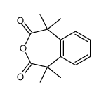 2,2'-dimethyl-2,2'-o-phenylene-bis-propionic acid anhydride Structure