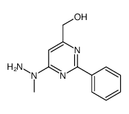 [6-[amino(methyl)amino]-2-phenylpyrimidin-4-yl]methanol结构式