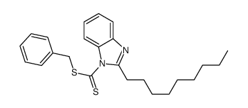 benzyl 2-nonylbenzimidazole-1-carbodithioate结构式