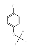 1-FLUORO-4-(TRIFLUOROMETHYLTHIO)BENZENE structure