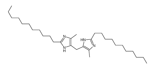 4,4-亚甲基双(2-十一烷基-5-甲基咪唑)结构式