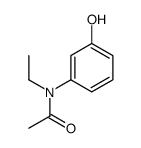 N-ethyl-N-(3-hydroxyphenyl)acetamide结构式