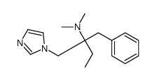 2-benzyl-1-imidazol-1-yl-N,N-dimethylbutan-2-amine结构式
