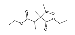 2-acetyl-2,3-dimethyl-succinic acid diethyl ester结构式