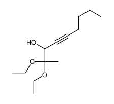 2,2-diethoxynon-4-yn-3-ol Structure