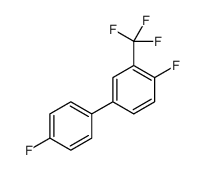 4,4'-Difluoro-3-(trifluoromethyl)biphenyl Structure