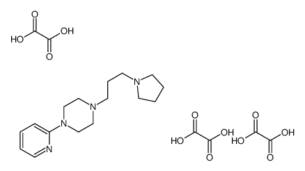 oxalic acid,1-pyridin-2-yl-4-(3-pyrrolidin-1-ylpropyl)piperazine结构式