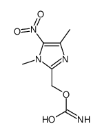 (1,4-dimethyl-5-nitroimidazol-2-yl)methyl carbamate结构式