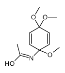 N-(1,4,4-trimethoxycyclohexa-2,5-dien-1-yl)acetamide结构式