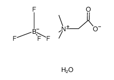 betaine fluoroborate monohydrate Structure