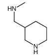 甲基-哌啶-3-甲基-胺结构式