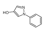4-Hydroxy-1-phenylpyrazole结构式