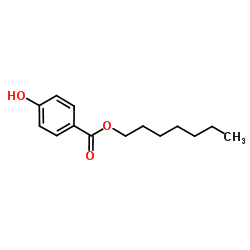 正庚基对羟基苯甲酸酯结构式