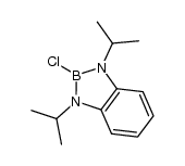 2-chloro-1,3-bis(isopropyl)benzo-1,3,2-diazaborolidine结构式