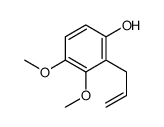 3,4-dimethoxy-2-prop-2-enylphenol结构式