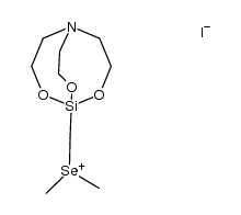 dimethyl(silatran-1-yl-methyl)selenonium iodide结构式