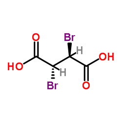 (±)-2,3-Dibromosuccinic acid结构式