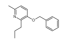 3-(Benzyloxy)-6-methyl-2-propylpyridine结构式
