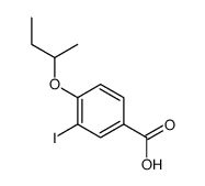 4-butan-2-yloxy-3-iodobenzoic acid Structure