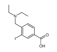 4-((二乙基氨基)甲基)-3-碘苯甲酸结构式
