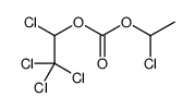 1-chloroethyl 1,2,2,2-tetrachloroethyl carbonate Structure