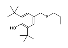 2,6-ditert-butyl-4-(propylsulfanylmethyl)phenol Structure