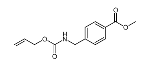 methyl 4-((((allyloxy)carbonyl)amino)methyl)benzoate结构式