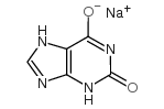 Xanthine sodium salt structure