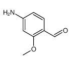 4-amino-2-methoxybenzaldehyde结构式