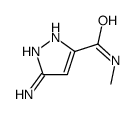 5-amino-N-methyl-1H-pyrazole-3-carboxamide(SALTDATA: FREE) Structure