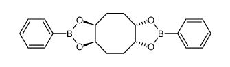 (3aR,5aR,8aS,10aS)-2,7-diphenyloctahydrocycloocta[1,2-d:5,6-d']bis([1,3,2]dioxaborole) Structure