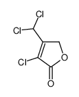3-CHLORO-4-(DICHLOROMETHYL)-2(5H)-FURANONE结构式