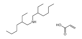 2-ethyl-N-(2-ethylhexyl)hexan-1-amine,prop-2-enoic acid结构式