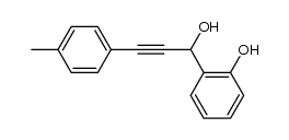 1-(2-hydroxyphenyl)-3-(p-tolyl)prop-2-yn-1-ol结构式