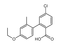 4-chloro-2-(4-ethoxy-2-methylphenyl)benzoic acid Structure