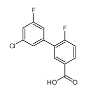 3-(3-chloro-5-fluorophenyl)-4-fluorobenzoic acid Structure