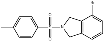 4-溴-2-对甲苯磺酰异吲哚啉结构式