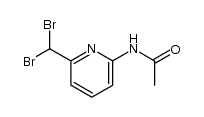 2-acetamido-6-dibromomethylpyridine结构式