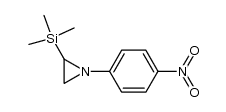 1-(4-nitrophenyl)-2-(trimethylsilyl)aziridine Structure