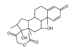 16α-泼尼松龙21-乙酸甲酯结构式