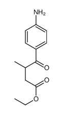 ethyl 4-(4-aminophenyl)-3-methyl-4-oxobutanoate Structure