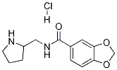Benzo[1,3]dioxole-5-carboxylic acid (pyrrolidin-2-ylMethyl)-aMide hydrochloride Structure
