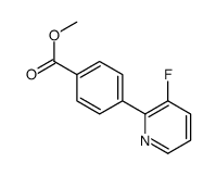 4-(3-氟吡啶-2-基)苯甲酸甲酯结构式