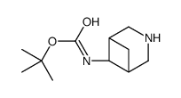 tert-butyl N-(3-azabicyclo[3.1.1]heptan-6-yl)carbamate Structure