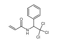 N-(2,2,2-trichloro-1-phenylethyl)acrylamide Structure