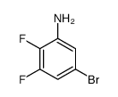 5-bromo-2,3-difluoroaniline结构式